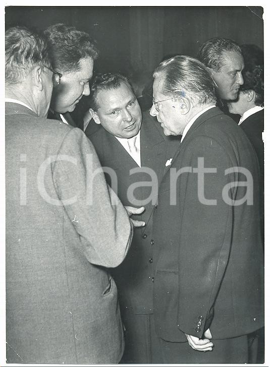 1956 ROMA Ambasciata URSS Palmiro TOGLIATTI festeggia anniversario rivoluzione