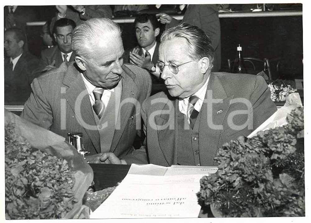 1954 MILANO 8° Congresso Provinciale PCI Giuseppe ALBERGANTI Palmiro TOGLIATTI 
