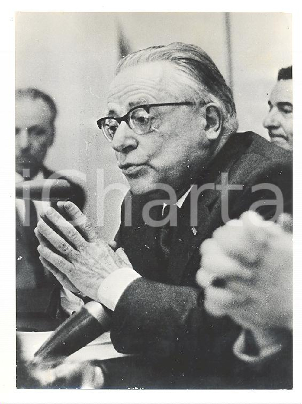 1958 ROMA Associazione Stampa Estera - Conferenza stampa PCI Palmiro TOGLIATTI