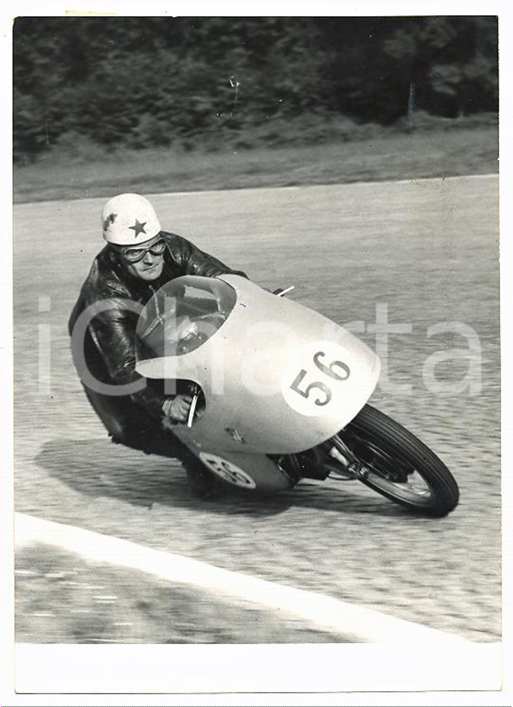 1954 MONZA - GP Motociclistico delle Nazioni - Carlo BANDIROLA pilota MV AGUSTA