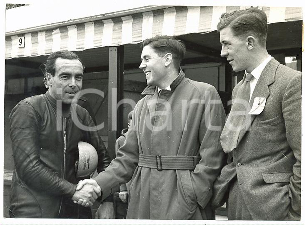 1954 MOTO GP Circuit SPA-FRANCORCHAMPS Geoffrey DUKE Ken KAVANAGH Reg ARMSTRONG