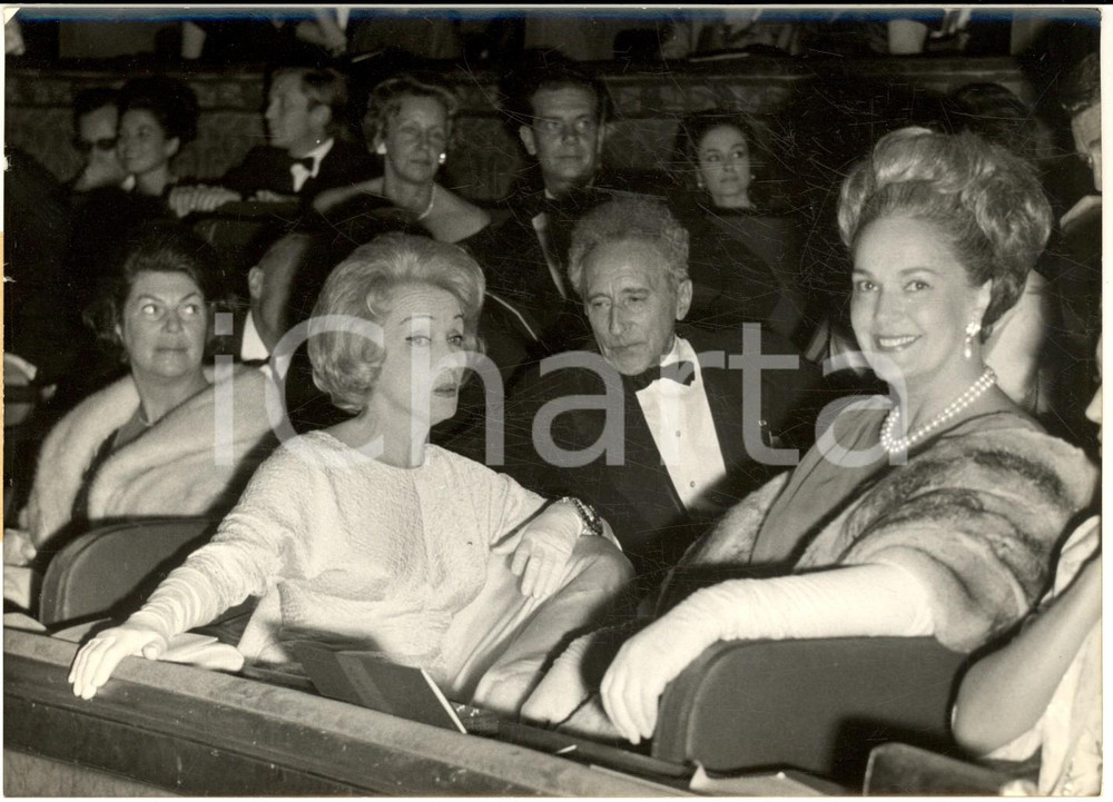1962 PARIS THEATRE "Opéra d'Aran" Marlene DIETRICH Jean COCTEAU Begum AGA KHAN
