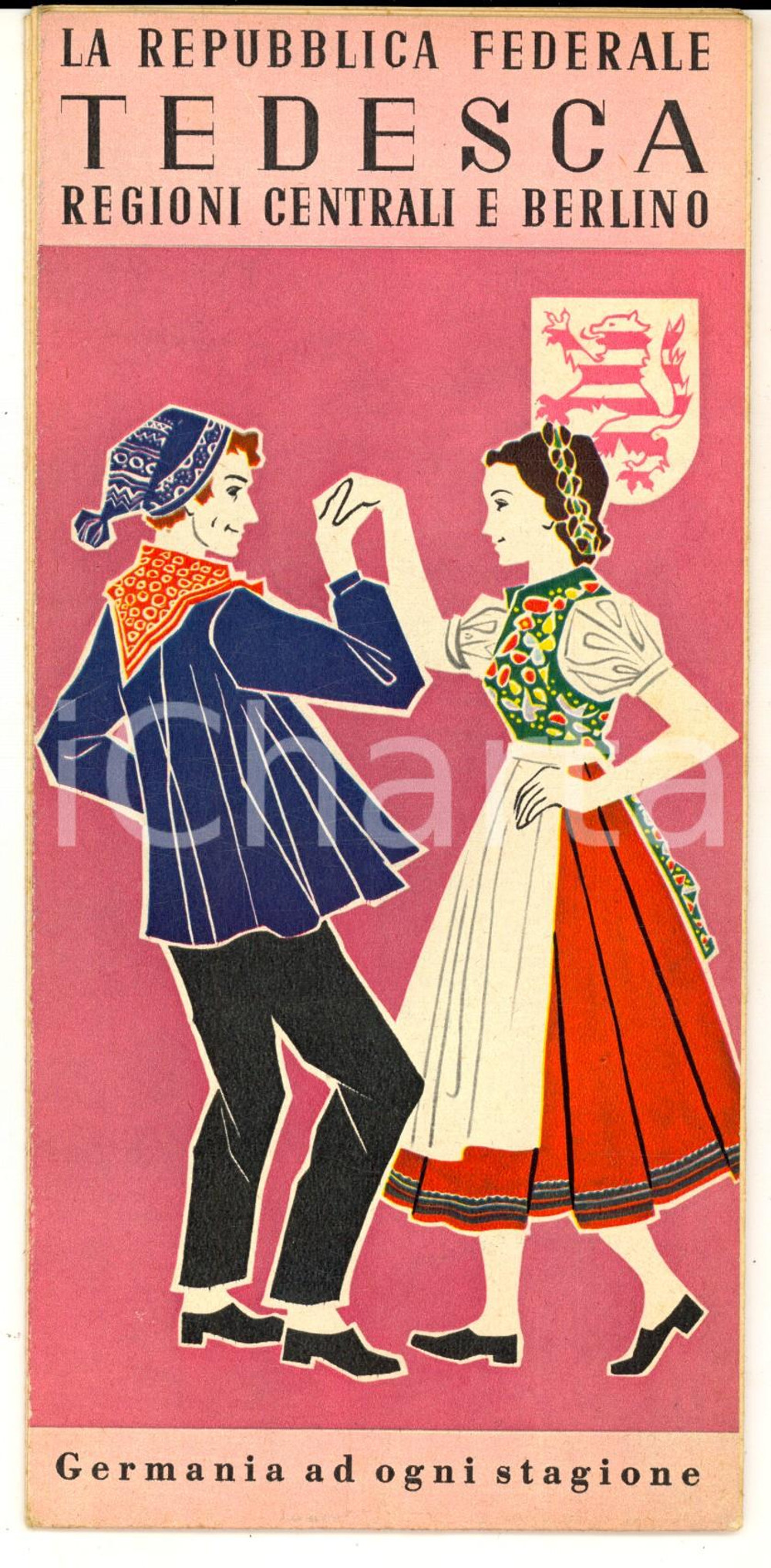 1956 REPUBBLICA FEDERALE TEDESCA - Regioni centrali e BERLINO *Pieghevole