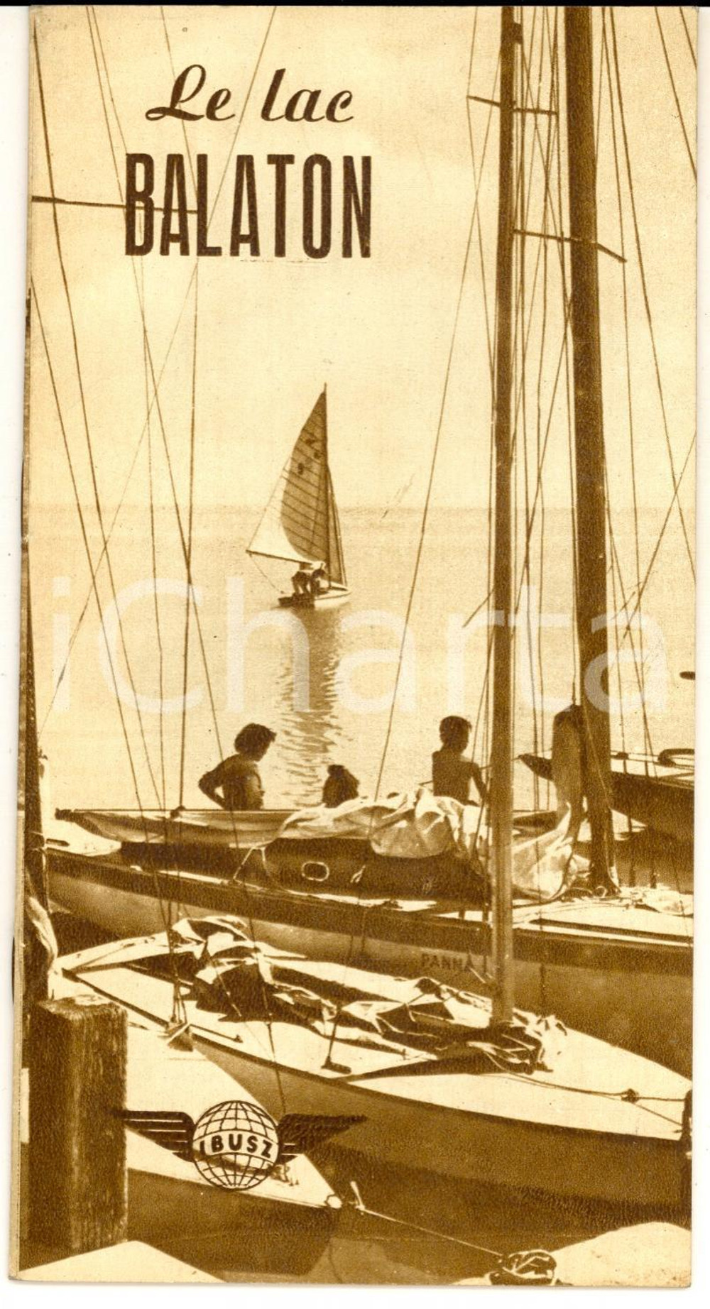 1950 ca LAC BALATON (HUNGARY) Libretto pubblicitario TURISMO Français 22 pp.