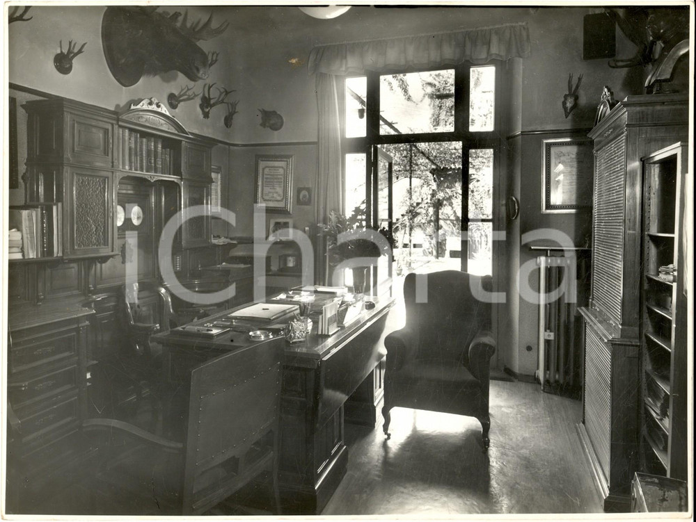 Fotografia d epoca originale 1940 ca MILANO Via Quadronno 9  Studio di Theodor MOHWINCKEL senior Foto 24x18 1