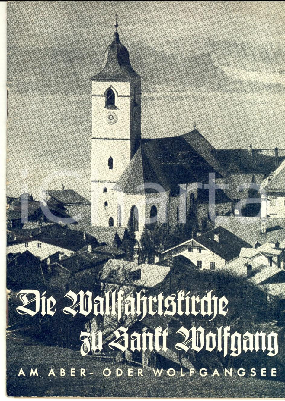 Materiale pubblicitario d’epoca 1948 Heliodor RIEDER Die Wallfahrtskirche zu SANKT WOLFGANG Libretto 22 pp. 1