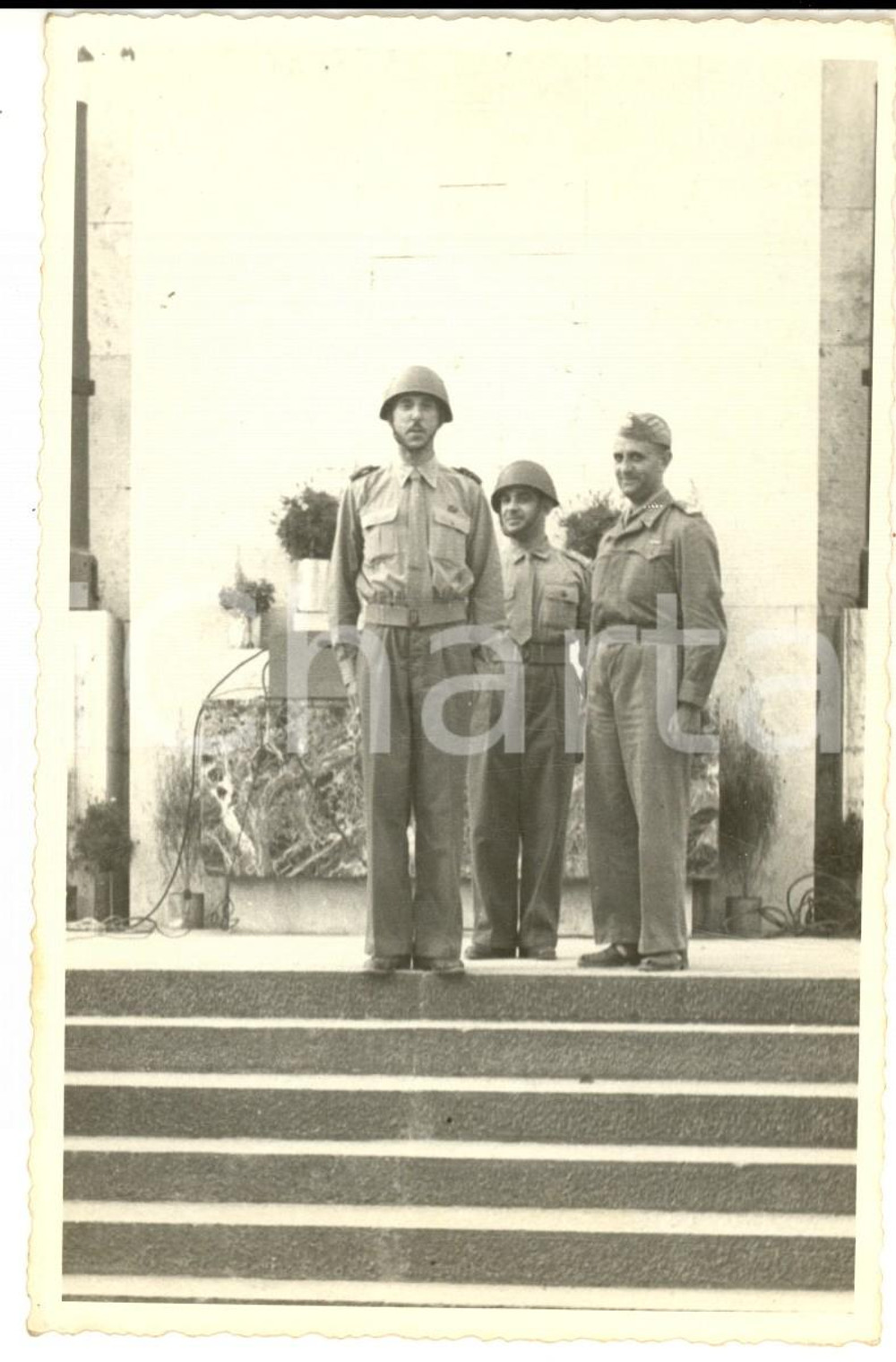 1947 MODENA Caserma Ottavo Campale - Ufficiali al giuramento - Foto 9x14