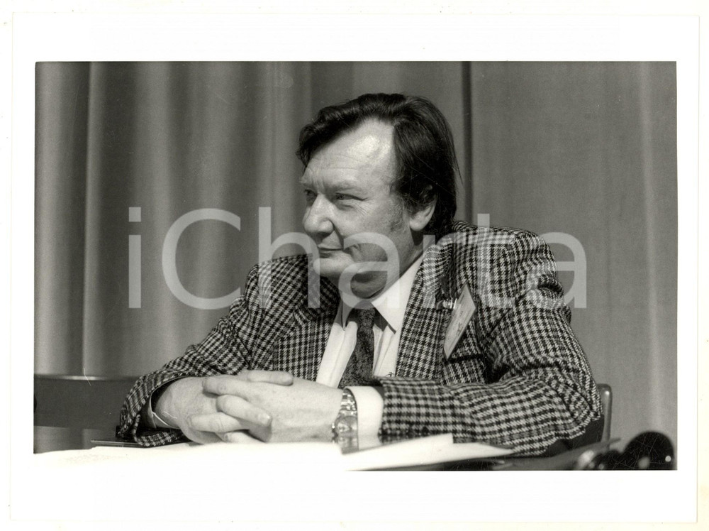 1986 (Ristampa 1990)MILANO Ritratto del fisico premio Nobel Carlo RUBBIA *Foto