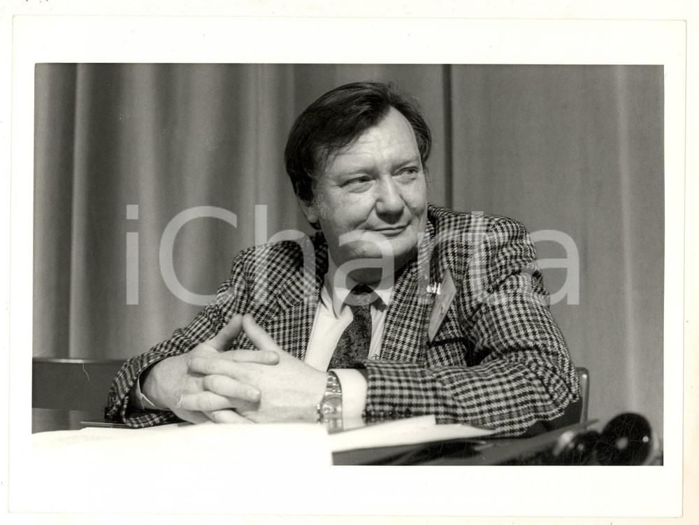 1986 (Ristampa 1990) MILANO Ritratto del fisico Carlo RUBBIA - Foto 24x18 cm