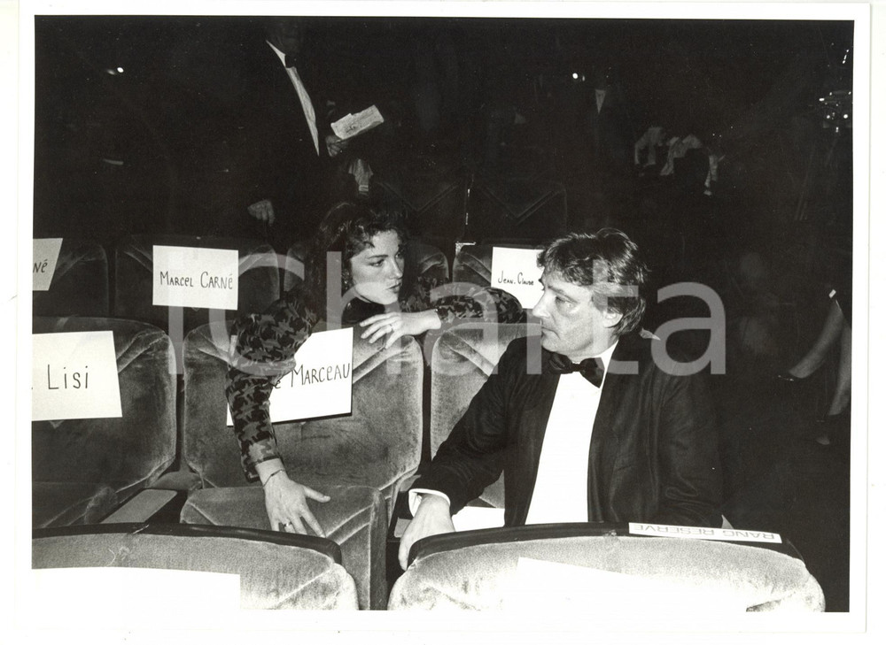 1988 FESTIVAL DI CANNES Andrzej ZULAWSKI con Véronique GENEST *Foto (1) Fotografia di agenzia. CONDIZIONI: GFORMATO: 24x18 cm     originale e autentica 1