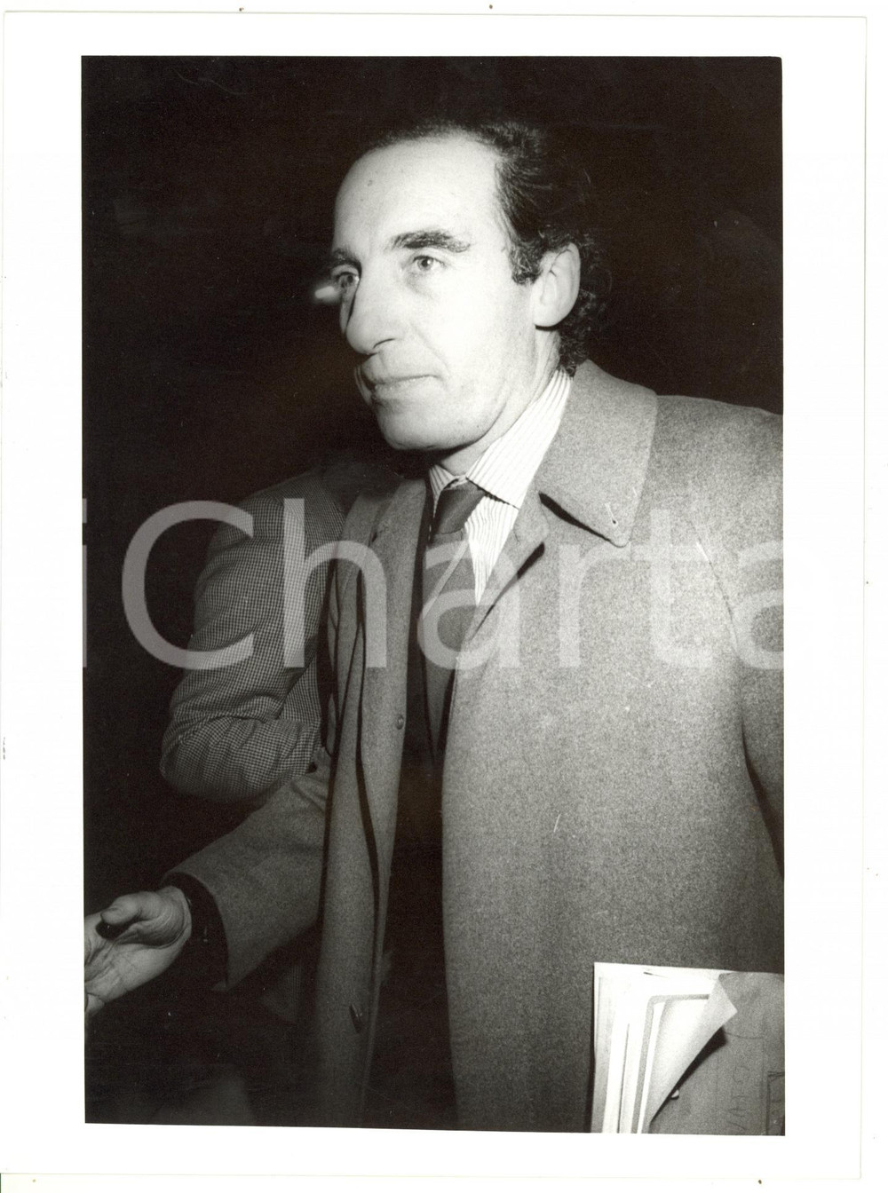 1990 ca MILANO Ritratto del sindaco Paolo PILLITTERI *Foto 18x24 cm
