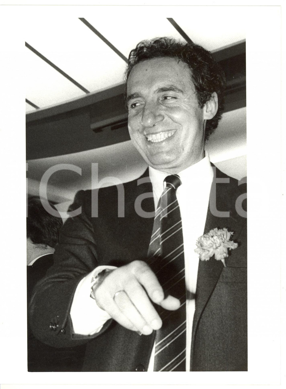 1990 ca MILANO Ritratto del sindaco Paolo PILLITTERI *Fotografia 18x24