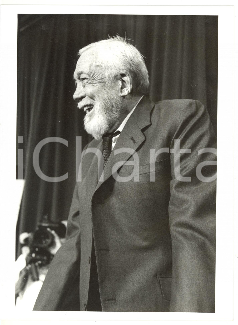 1990 ca VENEZIA - MOSTRA DEL CINEMA Ritratto del regista John HUSTON *18x24 cm