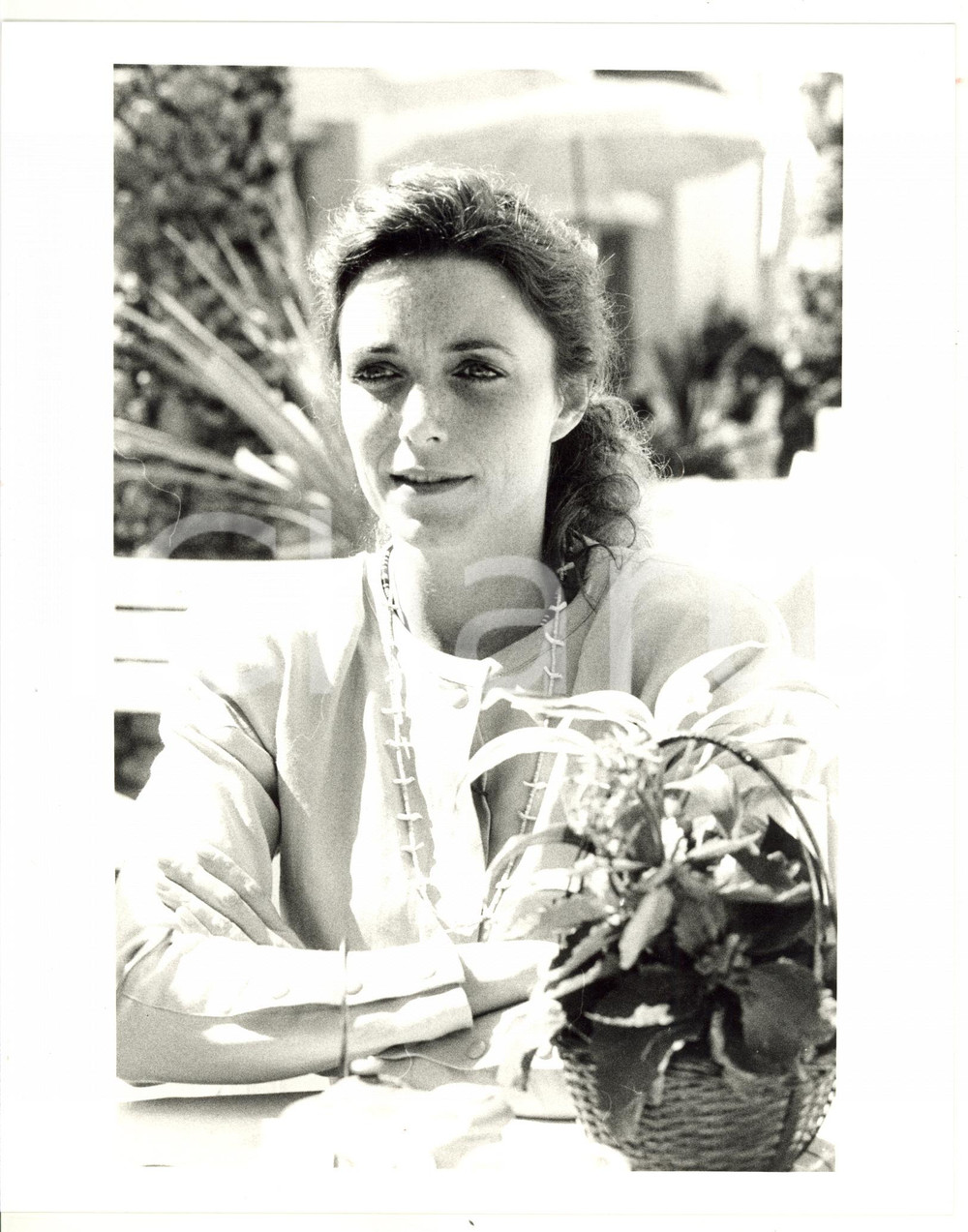 Fotografia d epoca originale 1990 ca CINEMA Ritratto dell attrice Karen Jane ALLEN 2 Foto 20x25 cm 1