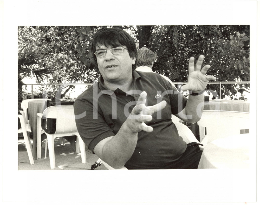 1990 ca CINEMA Ritratto del regista Silvano AGOSTI *Foto 25x20 cm
