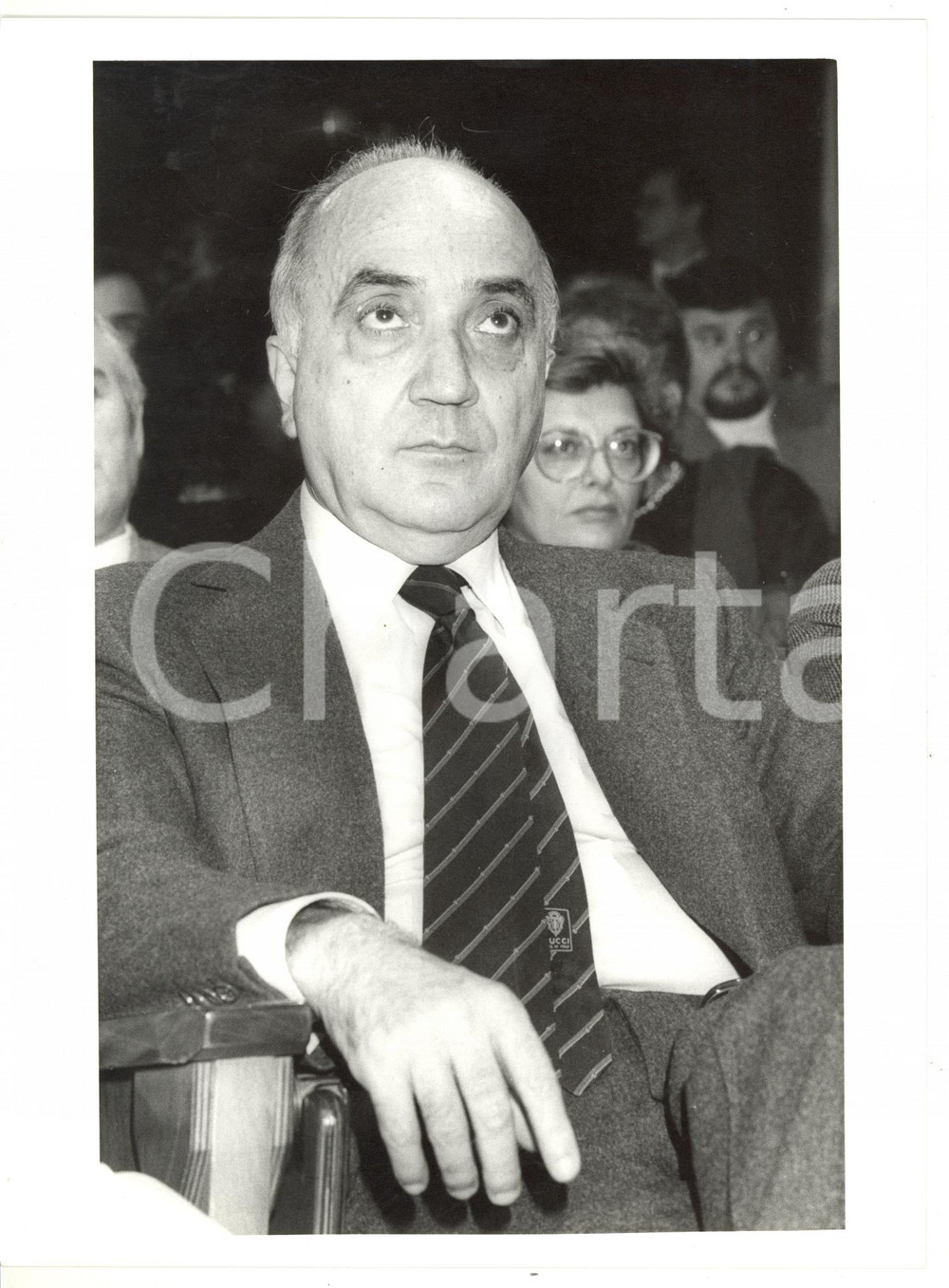Fotografia d epoca originale 1990 ca ROMA  DC Ritratto di Antonio GAVA Fotografia VINTAGE 18x24 cm 1