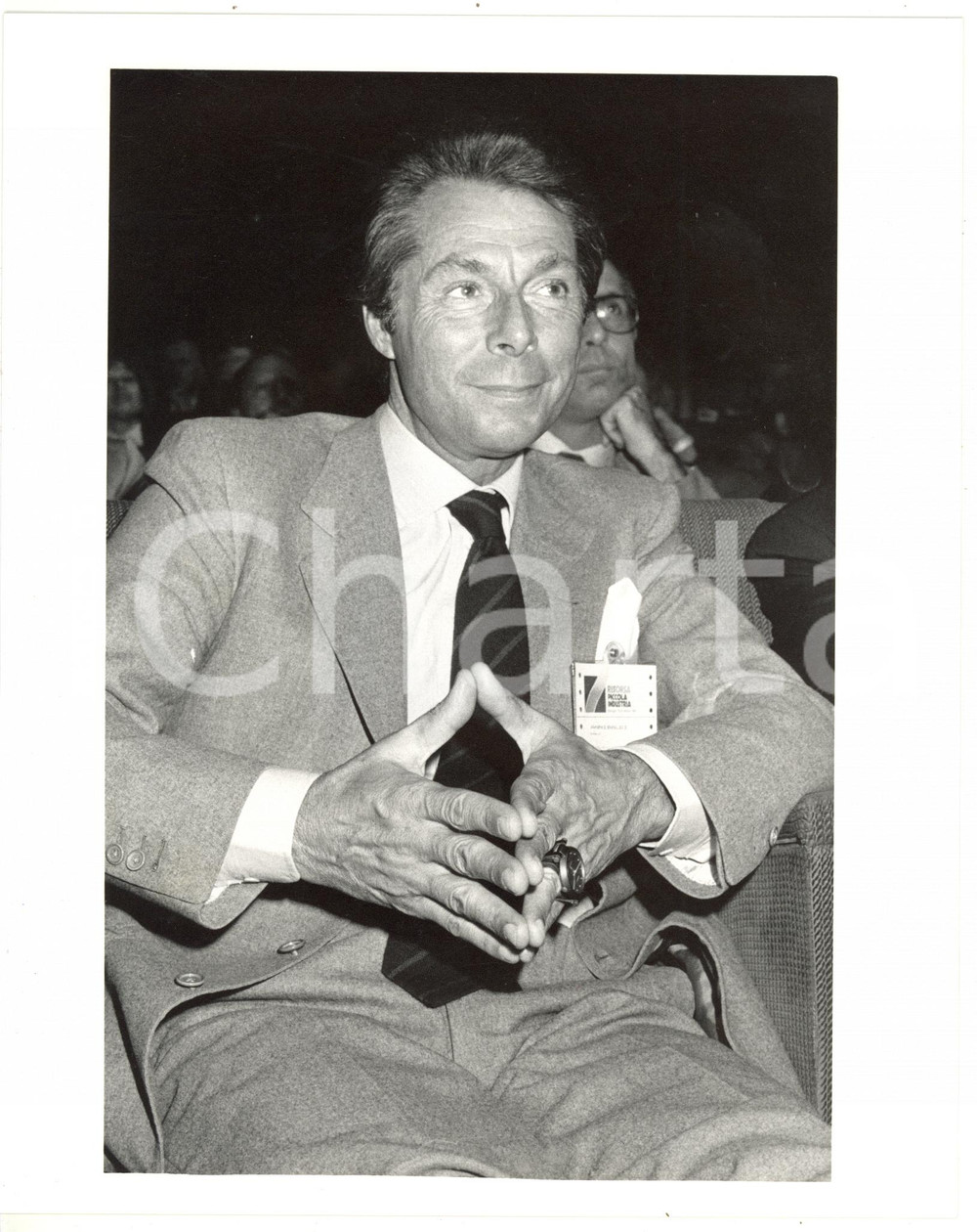 1990 ca CONFINDUSTRIA Ritratto di Paolo ANNIBALDI *Foto 20x25