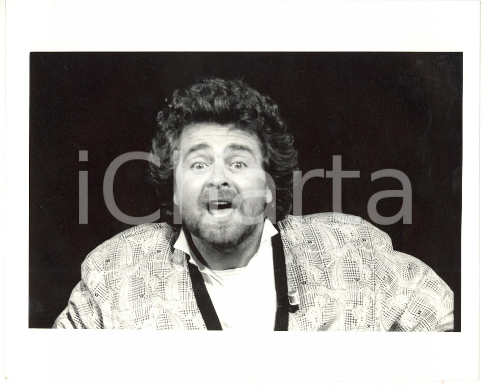1985 ca (Ristampa 1990) TEATRO Beppe GRILLO si esibisce sul palco (1) *Foto