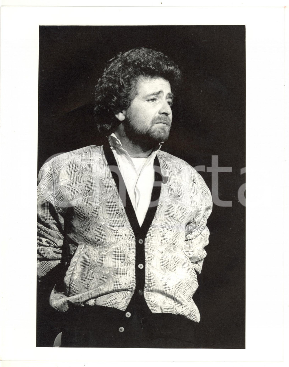 1985 ca (Ristampa 1990) TEATRO Beppe GRILLO si esibisce sul palco (5) *Foto
