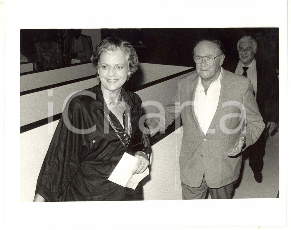 1990 ca CINEMA Il regista Joseph L. MANKIEWICZ con la moglie Rosemary - Foto