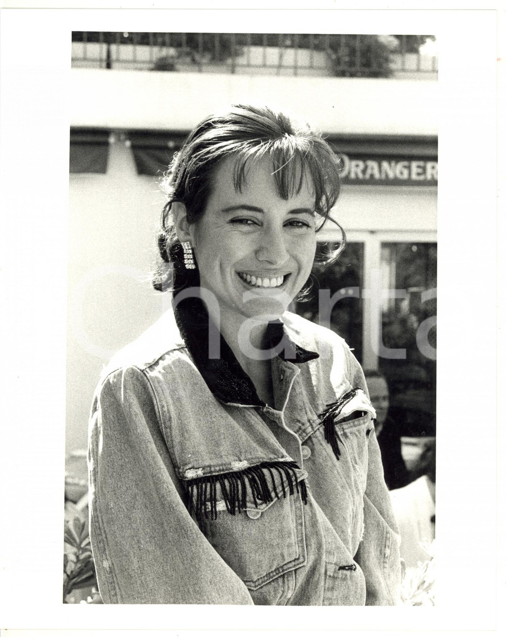 1990 ca CINEMA Ritratto dell'attrice Barbara SCOPPA - Foto 20x25 cm