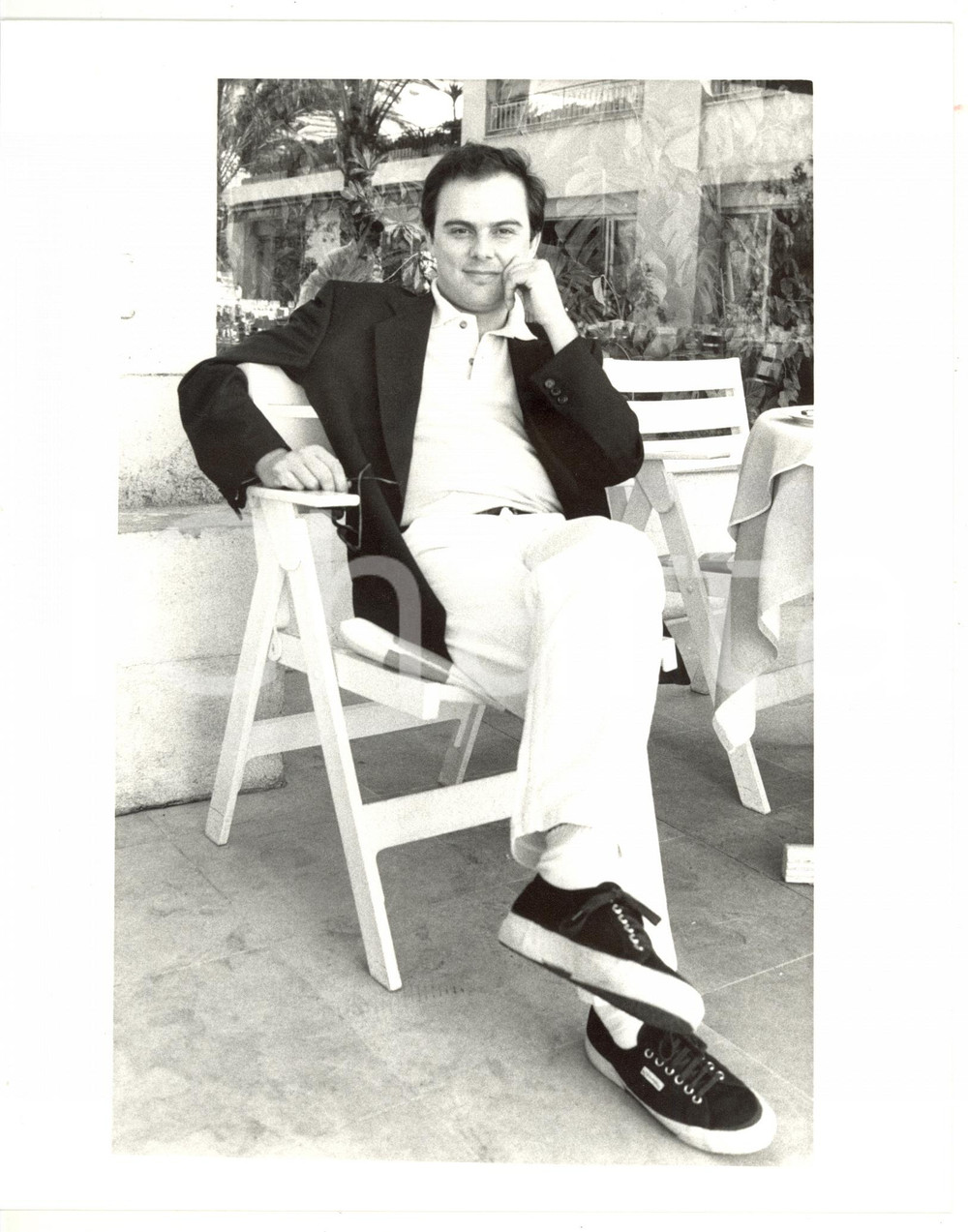 1990 ca ROMA Ritratto del regista Daniele LUCHETTI - Foto 20x25 cm