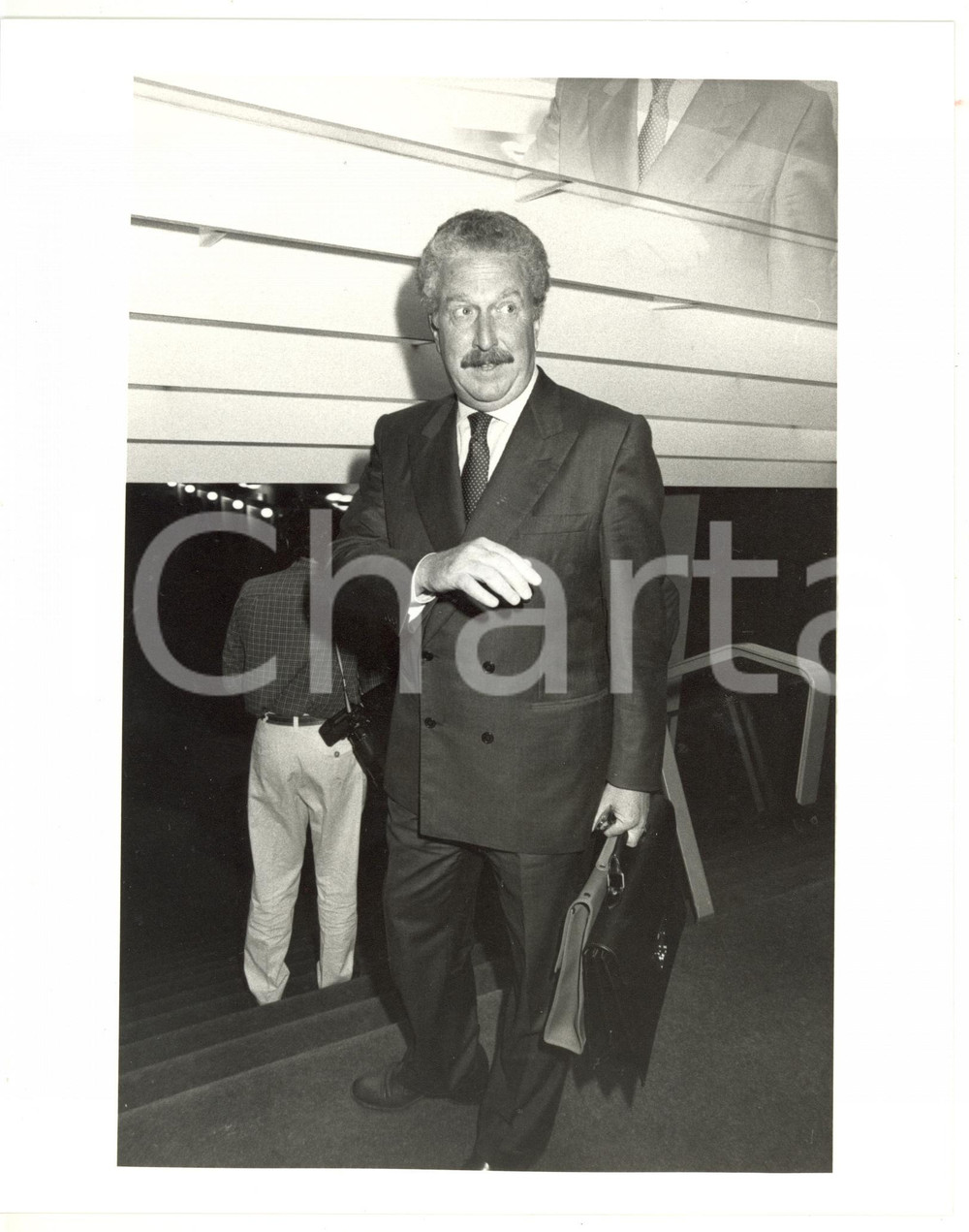 1990 ca MILANO - MONTEDISON Ritratto di Giorgio PORTA *Foto 20x25