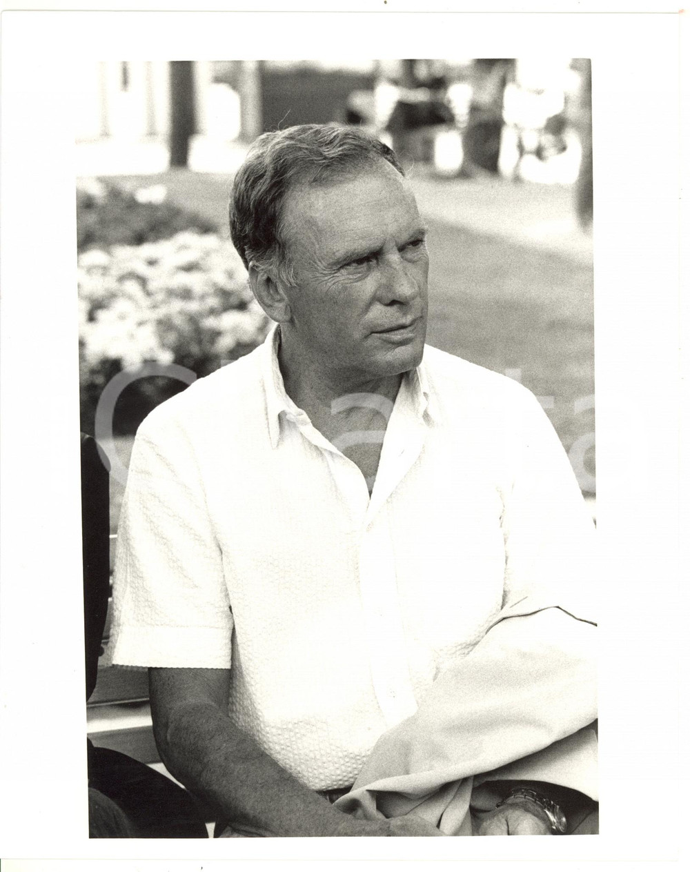 1987 CINEMA Ritratto dell'attore Jean-Louis TRINTIGNANT *Foto 20x25 cm