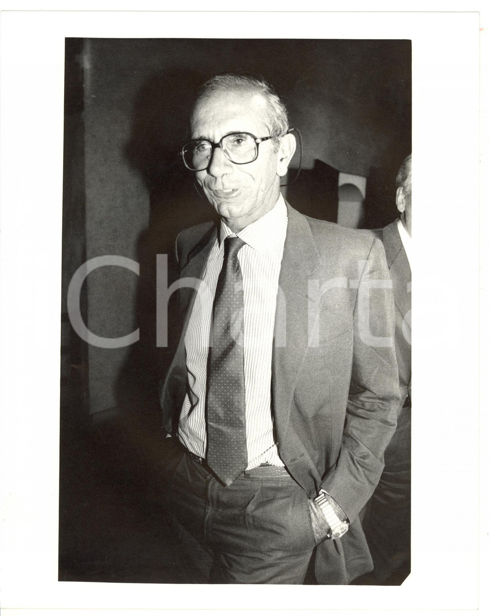 1990 ca TORINO Ritratto architetto Aimaro ISOLA *Foto 20x25 cm