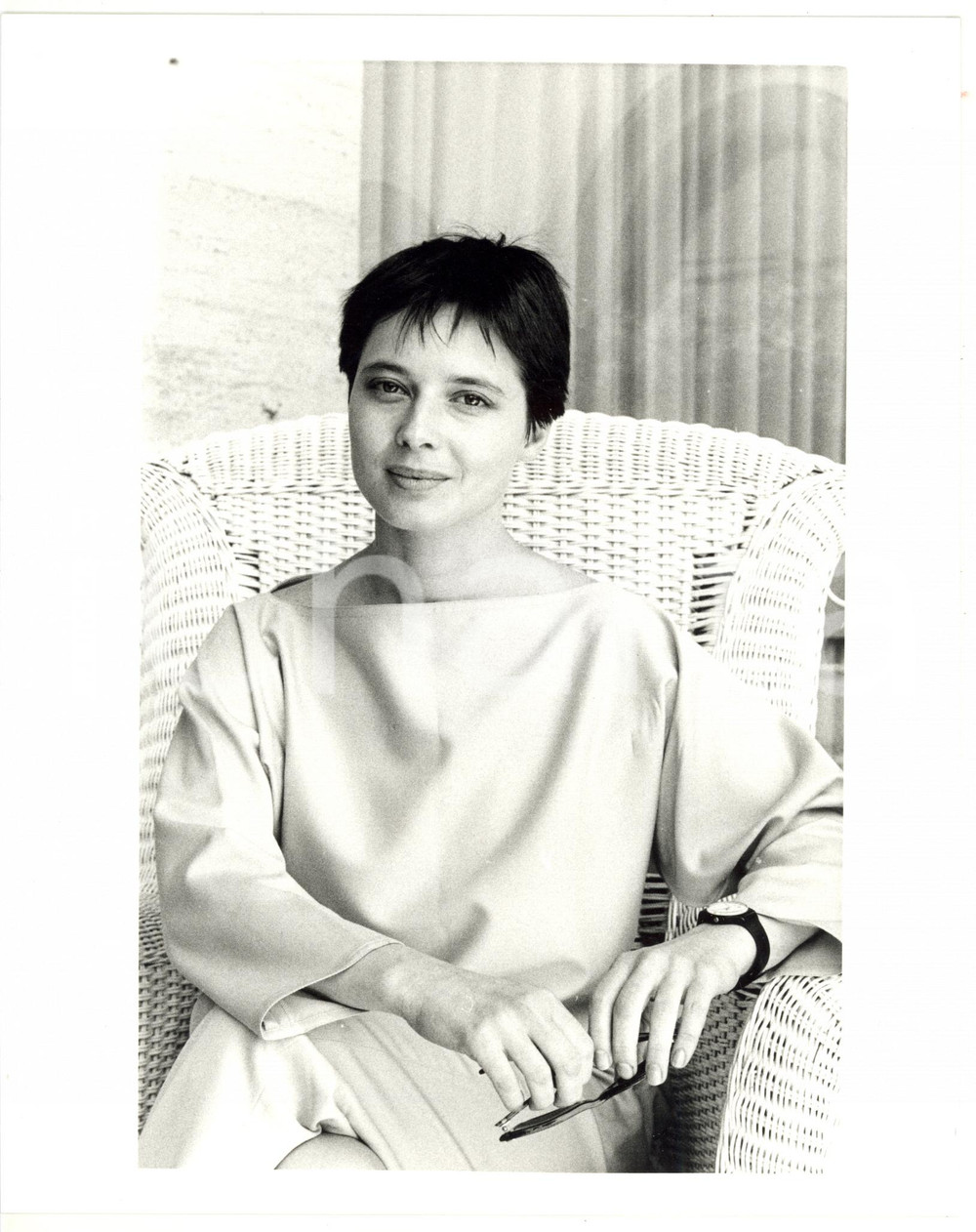 1990 ca CINEMA Ritratto dell'attrice Isabella ROSSELLINI *Foto 20x25 cm