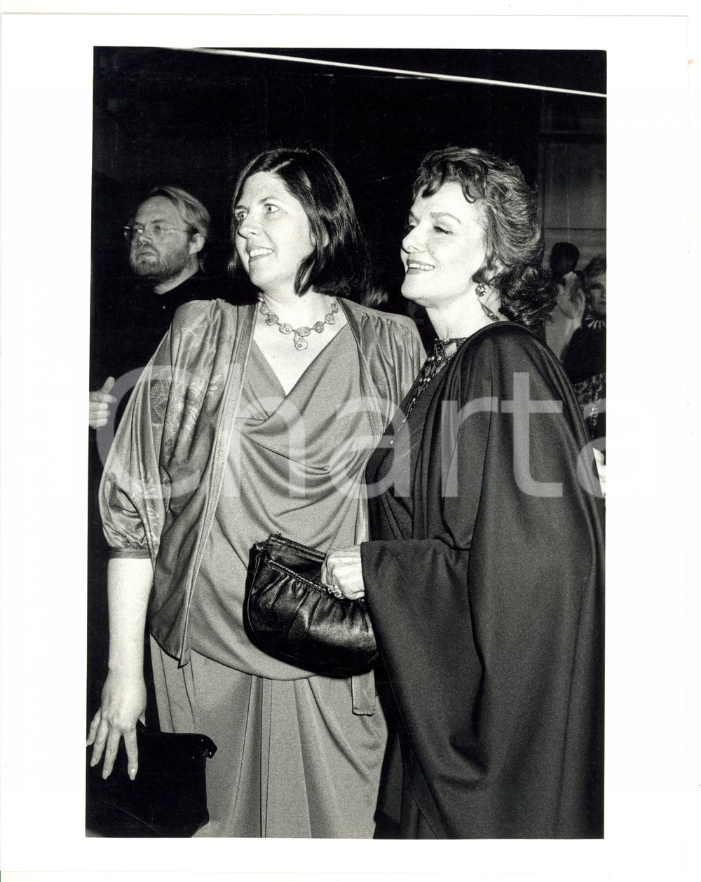 1987 FESTIVAL DI CANNES Ritratto dell'attrice Jane RUSSELL con la figlia - Foto