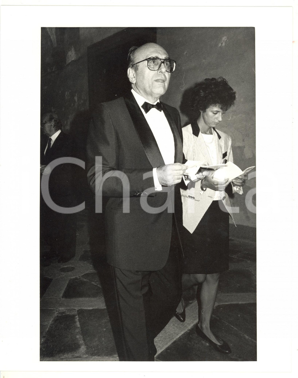 1987 VENEZIA Premio Campiello - Ritratto Nerio NESI durante la cerimonia *Foto