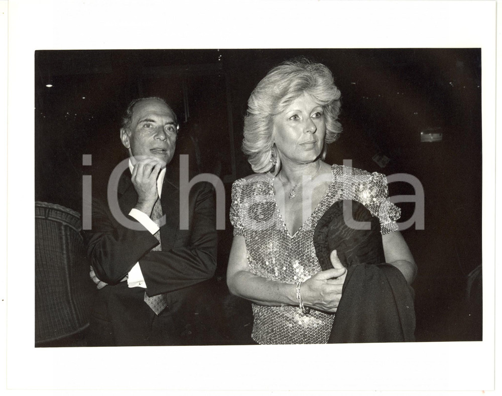 1990 ca ROMA - RAI Ritratto di Enrico MANCA a una serata di gala - Foto 25x20 cm