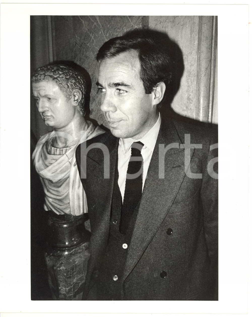 1990 ca MONTEDISON Ritratto di Carlo SAMA *Fotografia VINTAGE 20x25
