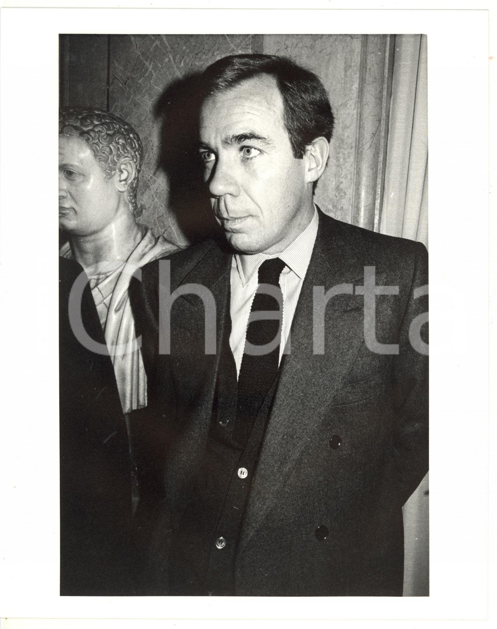 1990 ca MONTEDISON Ritratto di Carlo SAMA - Fotografia VINTAGE 20x25 cm