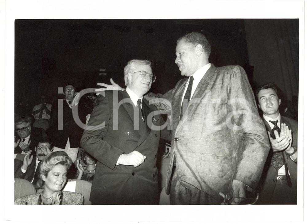 1986 MOSTRA DEL CINEMA DI VENEZIA Dexter GORDON con Bertrand TAVERNIER 