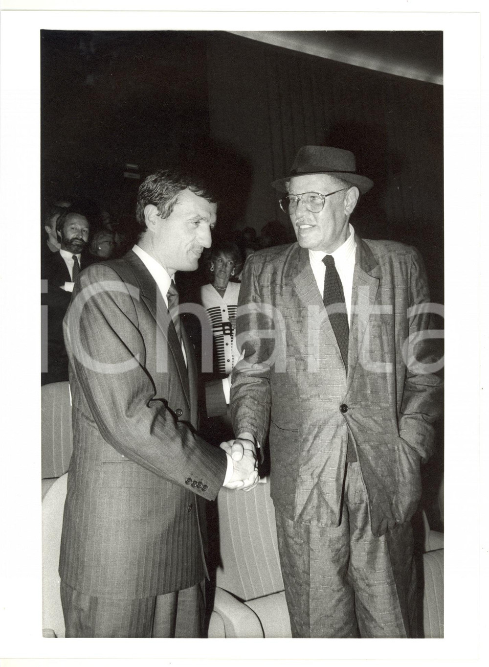 1986 MOSTRA DEL CINEMA DI VENEZIA Dexter GORDON con François LEOTARD *Foto