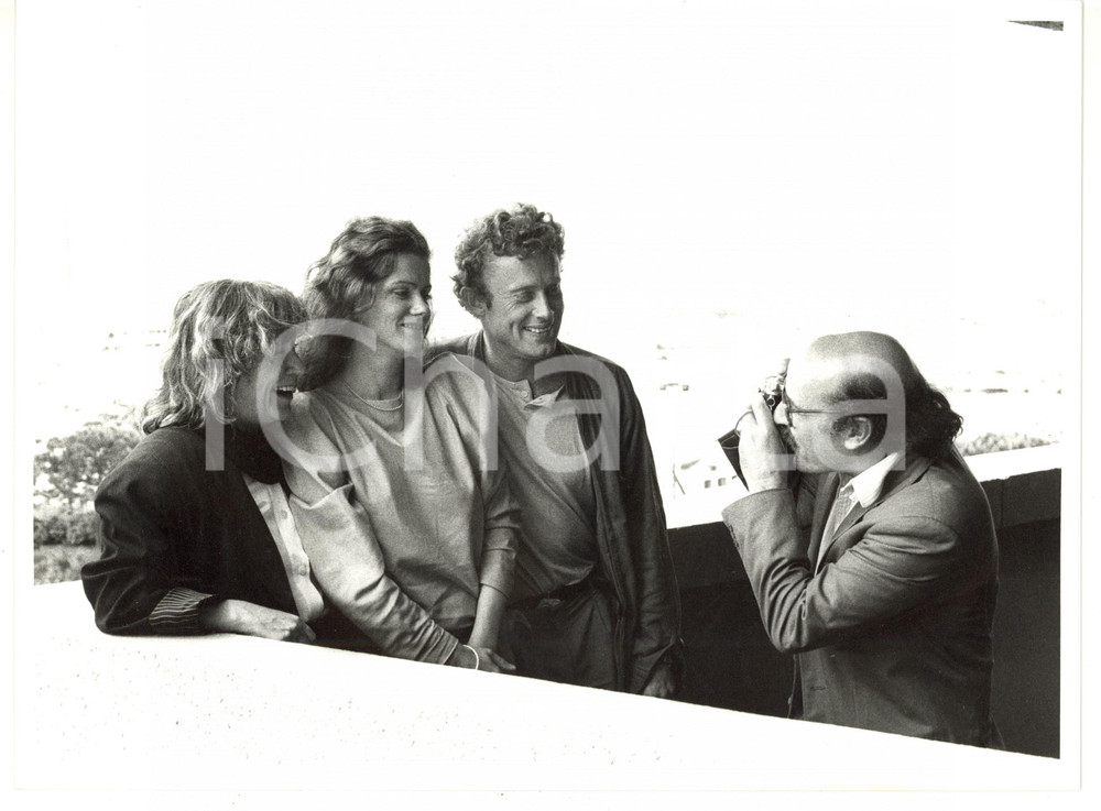 1986 CANNES - CINEMA - Margarethe VON TROTTA Barbara SUKOWA Daniel OLBRYCHSKI Fotografia di agenzia. CONDIZIONI: GFORMATO: 24x18 cm    originale e autentica 1