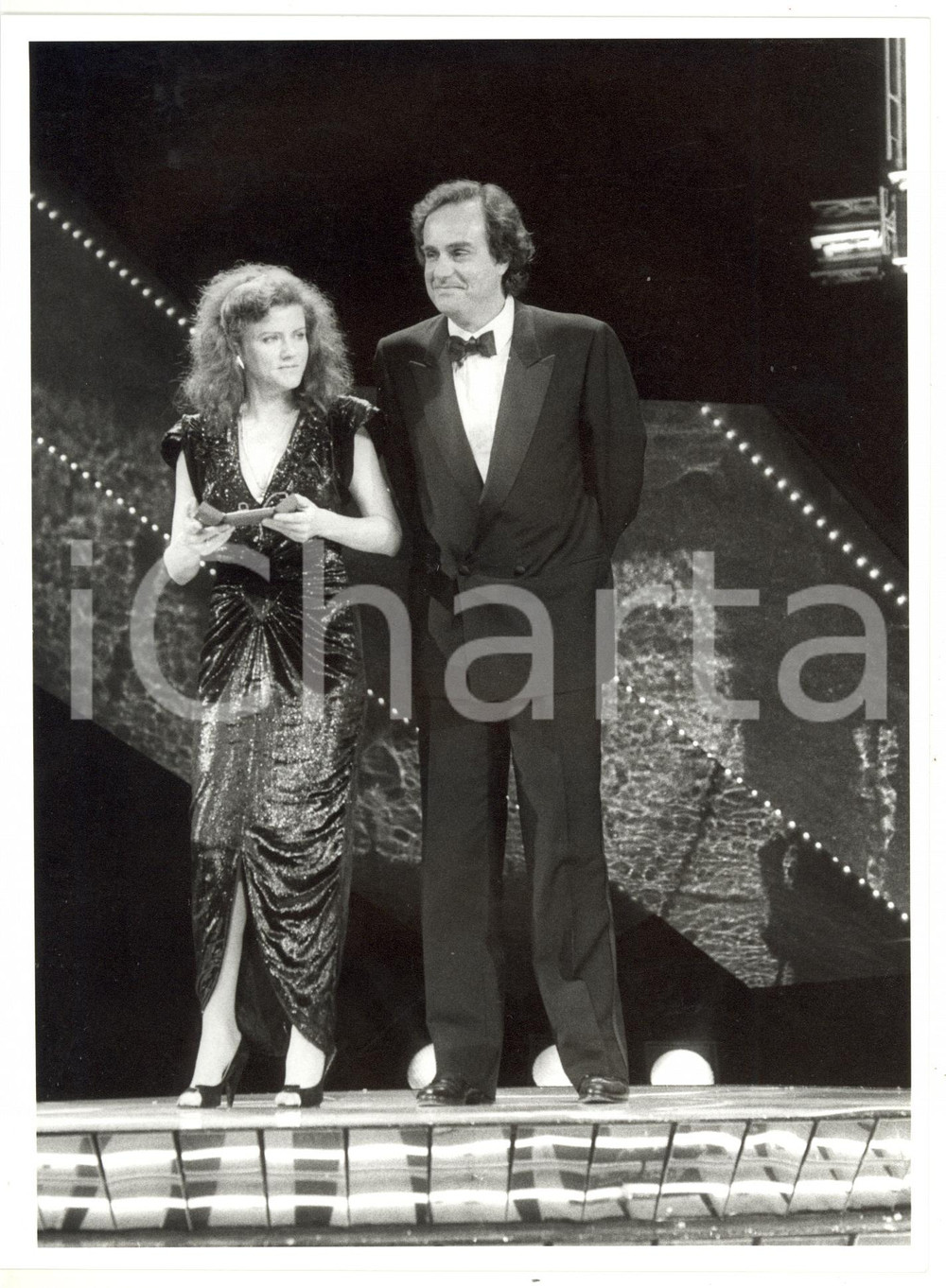 1986 CANNES - CINEMA Barbara SUKOWA premiata sul palco *Foto 18x24 cm