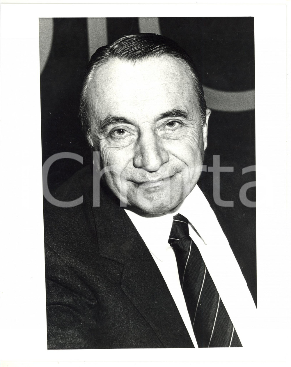 1990 ca MILANO - IL GIORNALE Ritratto di Gian Galeazzo BIAZZI VERGANI *Foto 