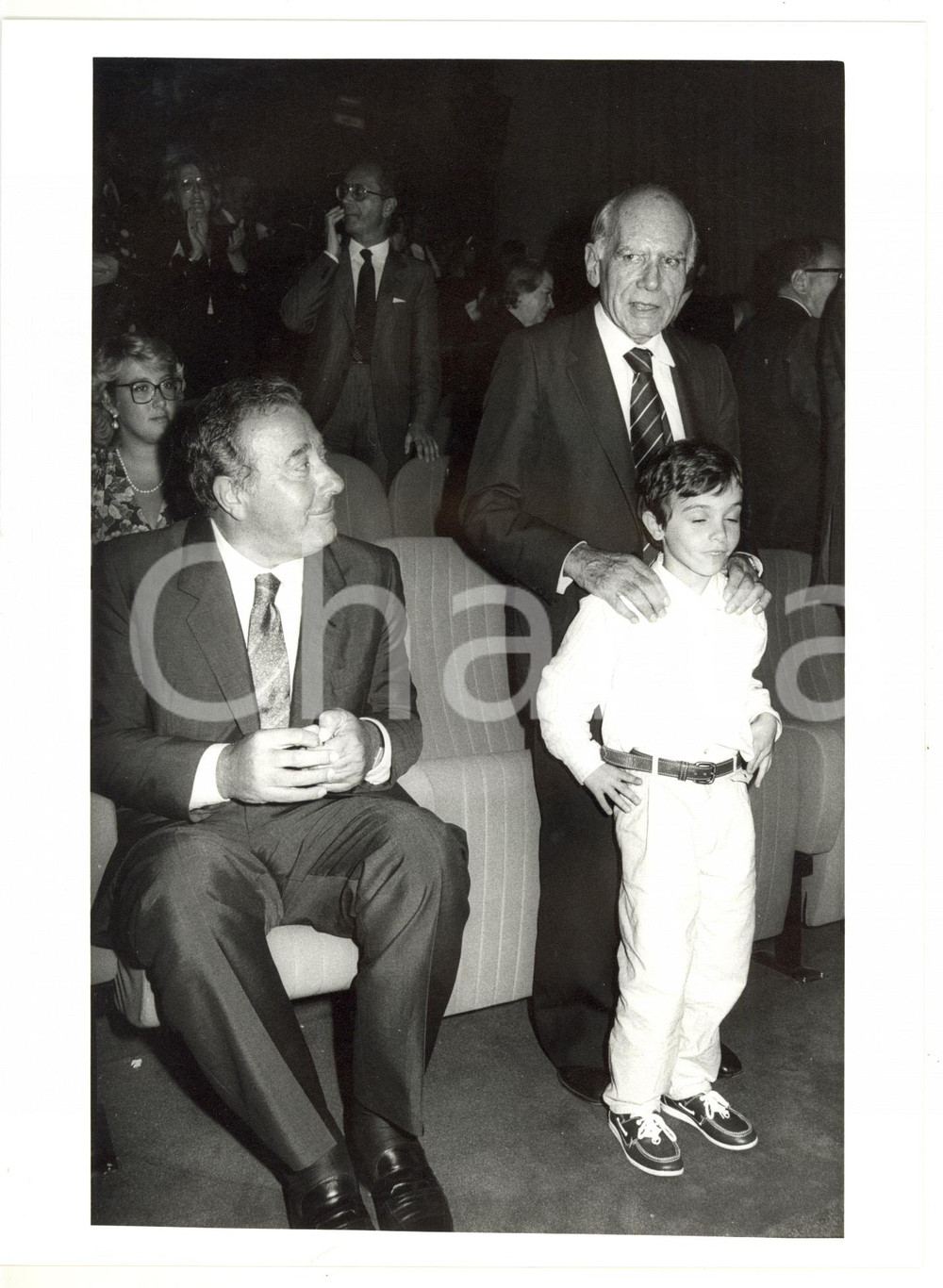 1986 MOSTRA DEL CINEMA - VENEZIA Biagio AGNES - Luigi COMENCINI - Andrea SPADA