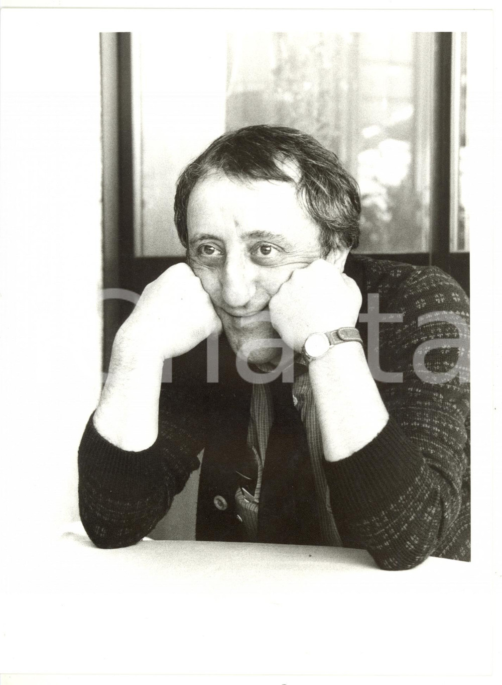 1986 VENEZIA - MOSTRA DEL CINEMA Ritratto di Carlo DELLE PIANE *Foto 18x24 cm