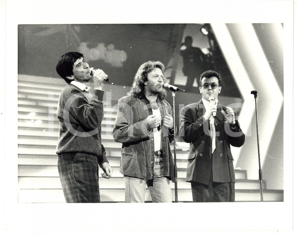 1987 FESTIVAL SANREMO Esibizione Gianni MORANDI - Umberto TOZZI - Enrico RUGGERI