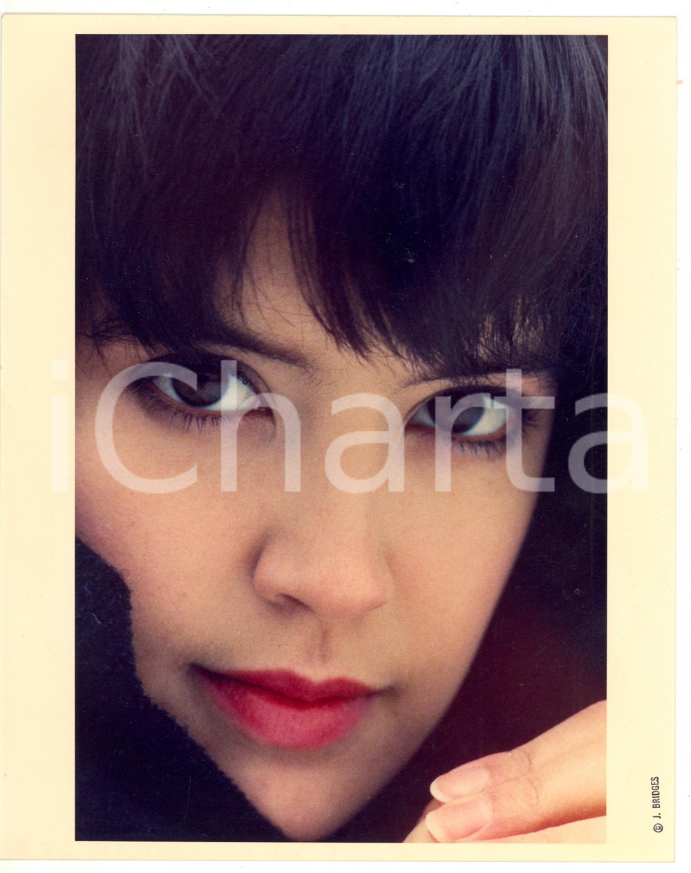 1990 ca CINEMA Ritratto dell'attrice Phoebe CATES - Foto VINTAGE 20x25 cm