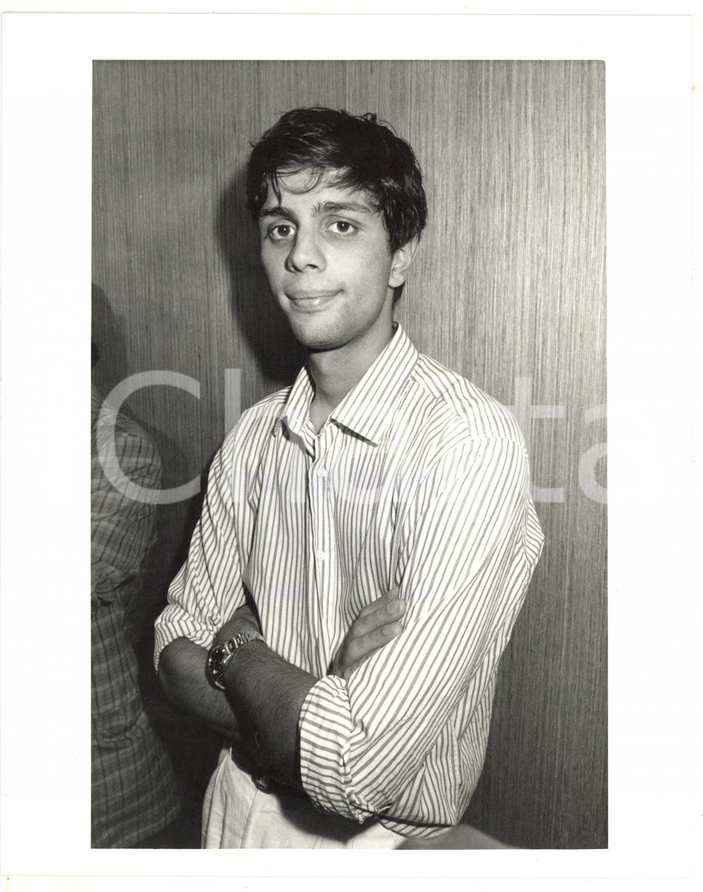 1987 MILANO - ASSOLOMBARDA Ritratto di Giovanni FALCK *Foto VINTAGE 20x25 cm