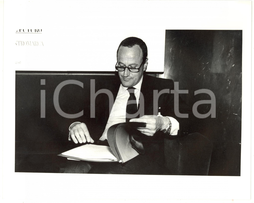 1988 MILANO - CENTROMARCA Ritratto di Giuseppe TRAMONTANA *Foto 25x20