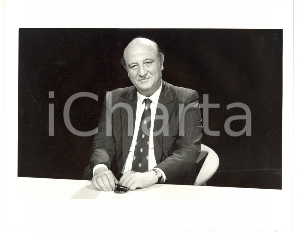 1990 ca CORRIERE DELLO SPORT Ritratto di Ezio DE CESARI *Foto 25x20 cm