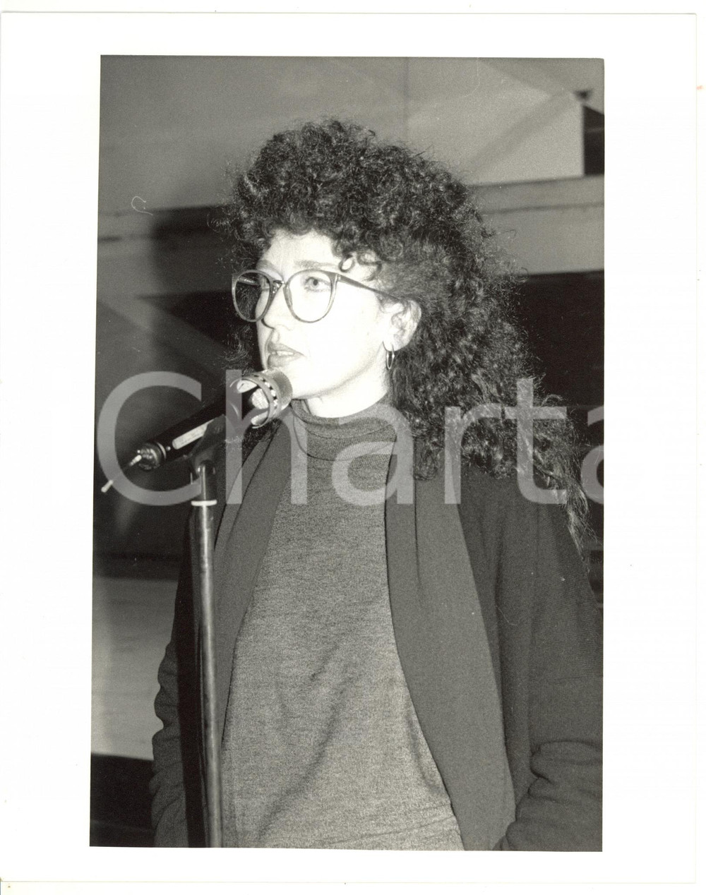 1985 ca MUSIC Ritratto di Fiorella MANNOIA *Foto 20x25 cm