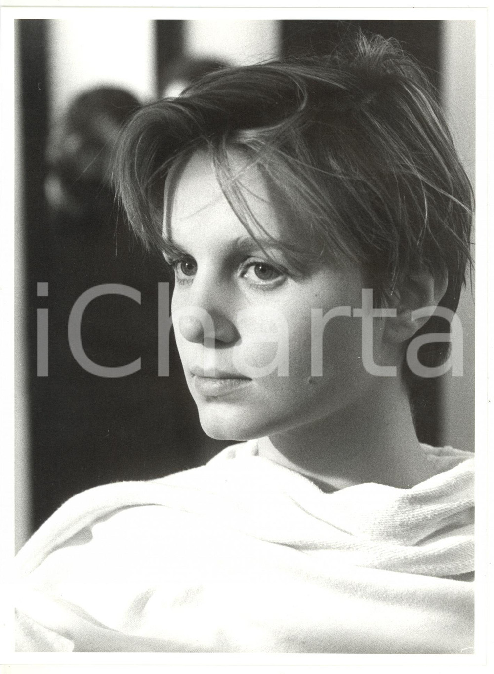 1986 CINEMA Ritratto di Fabienne BABE *Fotografia VINTAGE 18x24 cm