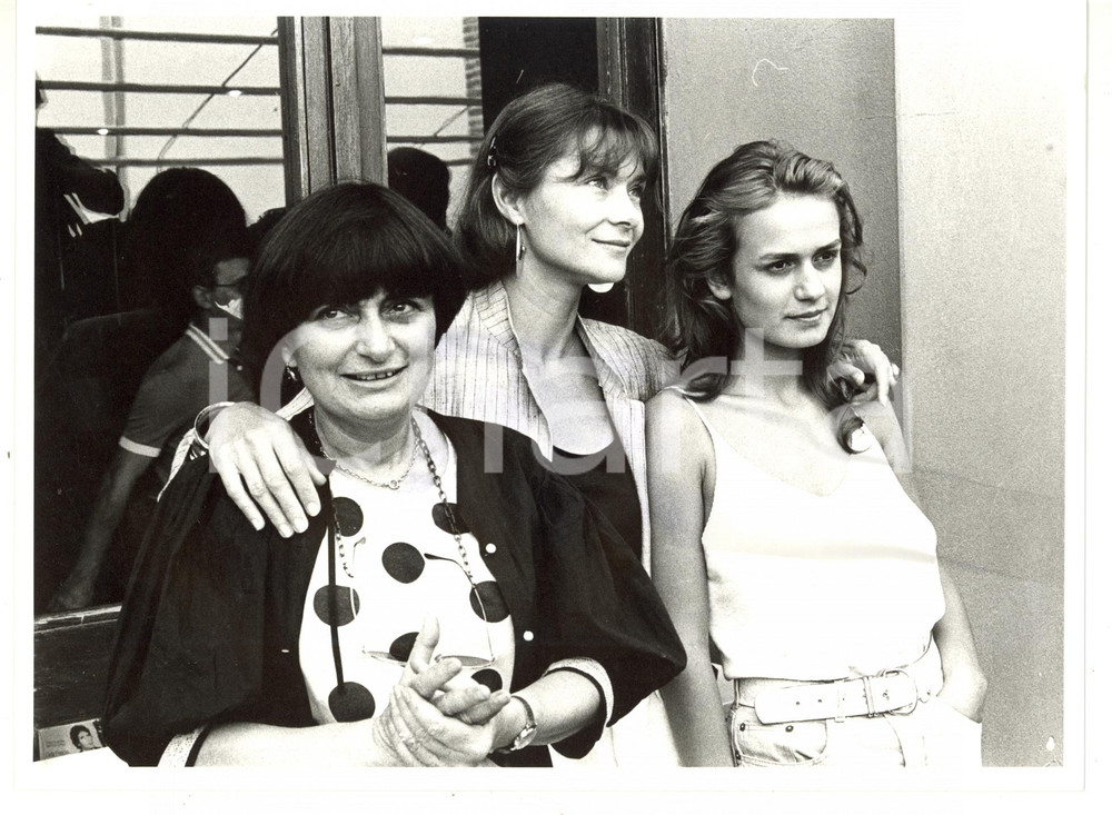 1985 VENEZIA Mostra del Cinema - Agnès VARDA - Macha MERIL - Sandrine BONNAIRE